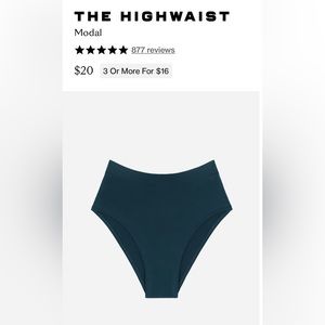 CUUP The Highwaist in Ocean